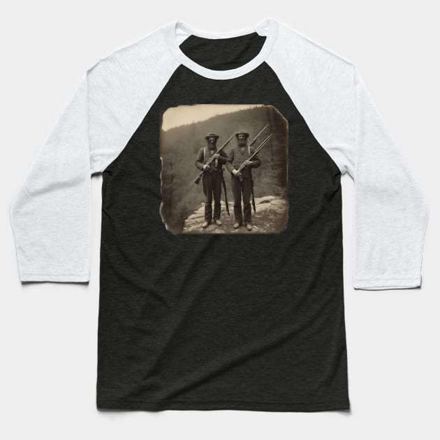 Brothers in Arms Baseball T-Shirt by JonHale